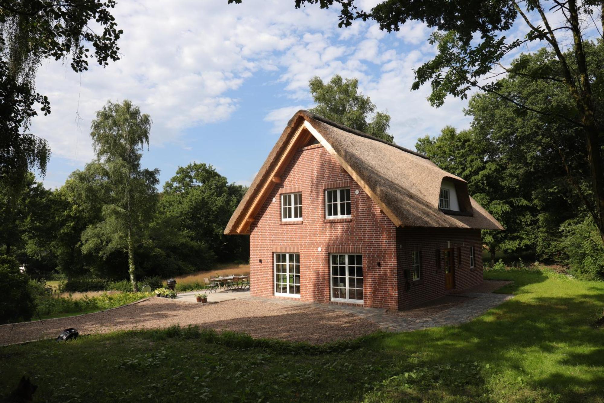 Reetdachhaus In Der Bremer Schweiz Kültér fotó