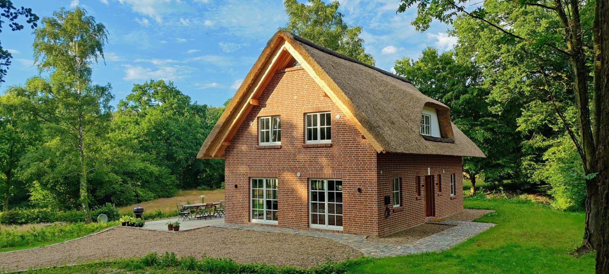 Reetdachhaus In Der Bremer Schweiz Kültér fotó