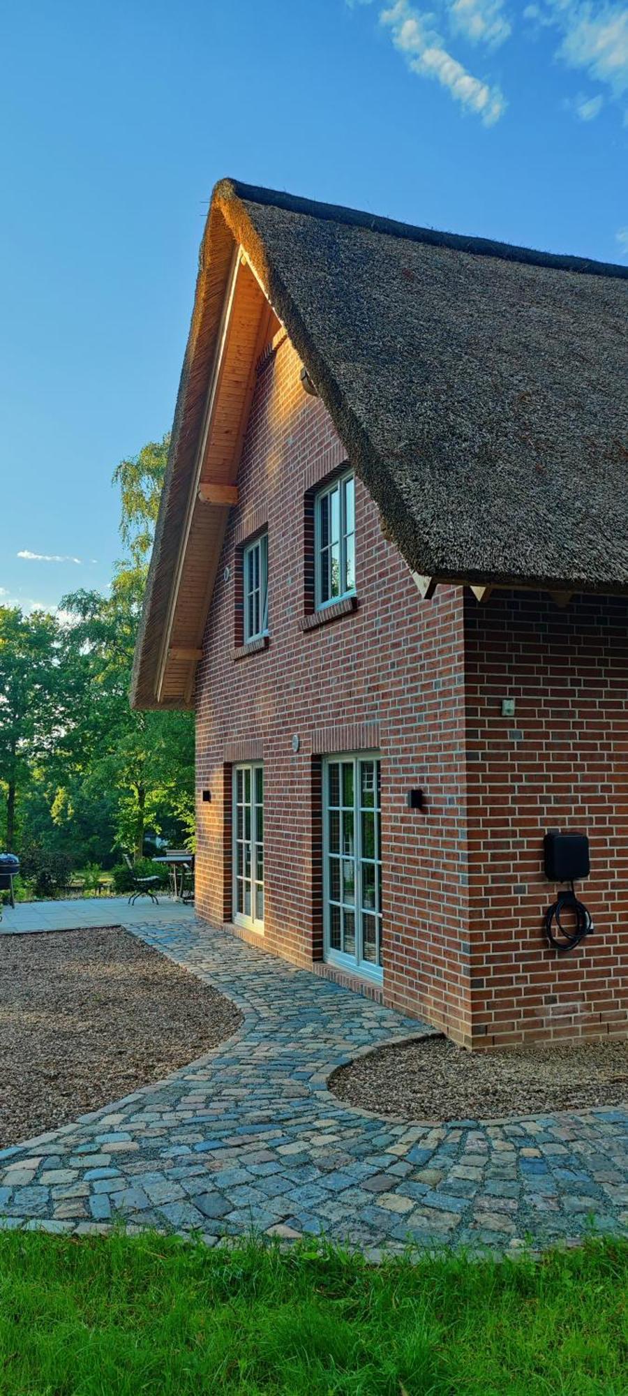 Reetdachhaus In Der Bremer Schweiz Kültér fotó